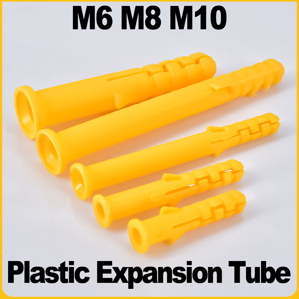 Woodworking On Youtube - M6 M8 M10 Geel Plastic Expansiebuis