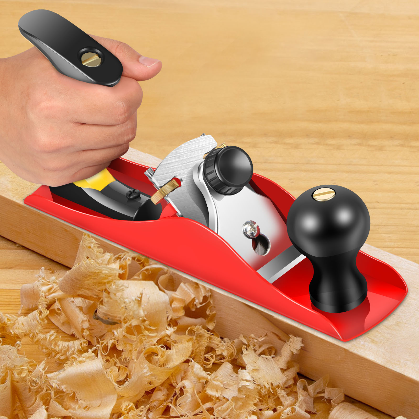 Woodworking Shop - Houten handschaafset Handgereedschap Blokvliegtuig Snijkant voor