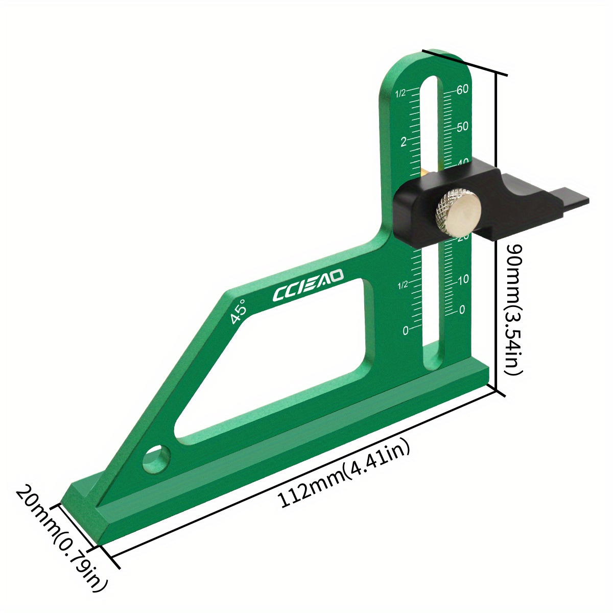 Hoogtemeter van aluminiumleger - Woodworking Equipment recensie en prijs