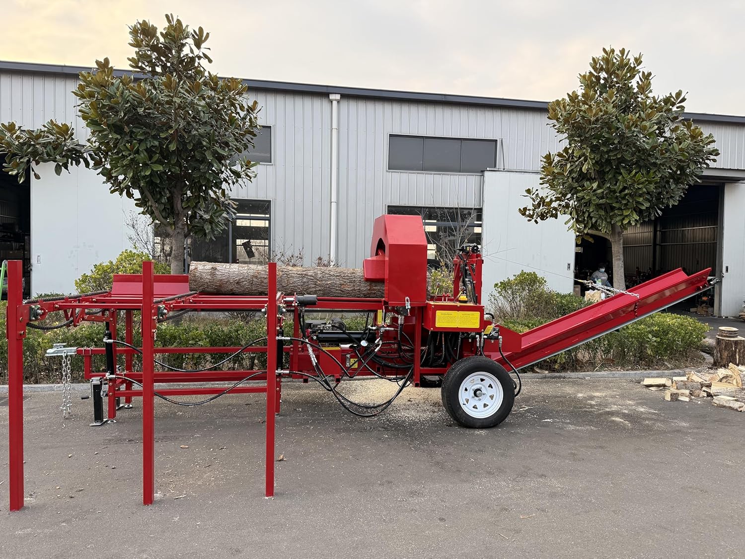 Zware 45-tons brandhoutzaag- e - Woodworking Jobs recensie en prijs
