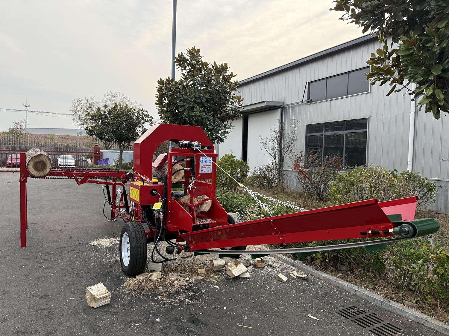 Zware 45-tons brandhoutzaag- e - Woodworking Jobs recensie en prijs