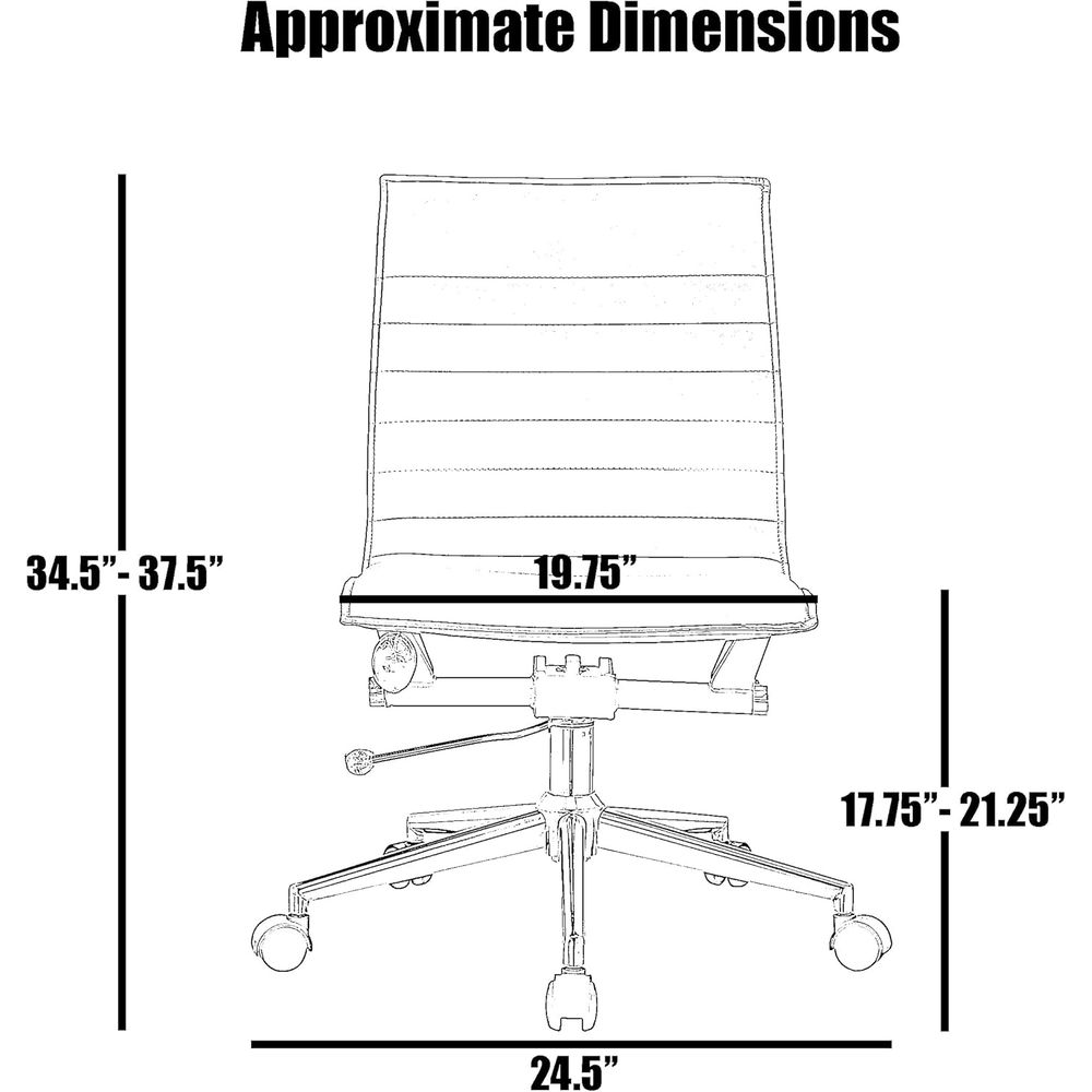 Gewatteerde bureaustoel van PU - Woodworking Desk Chair recensie en prijs