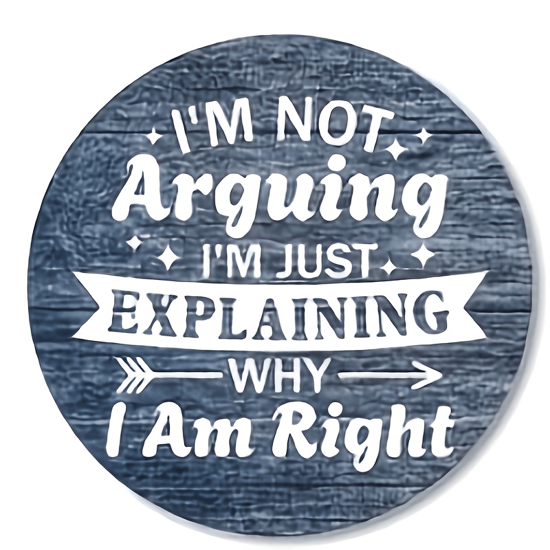 Ronde houten grappige werk-cit - Woodworking Quotes Funny recensie en prijs