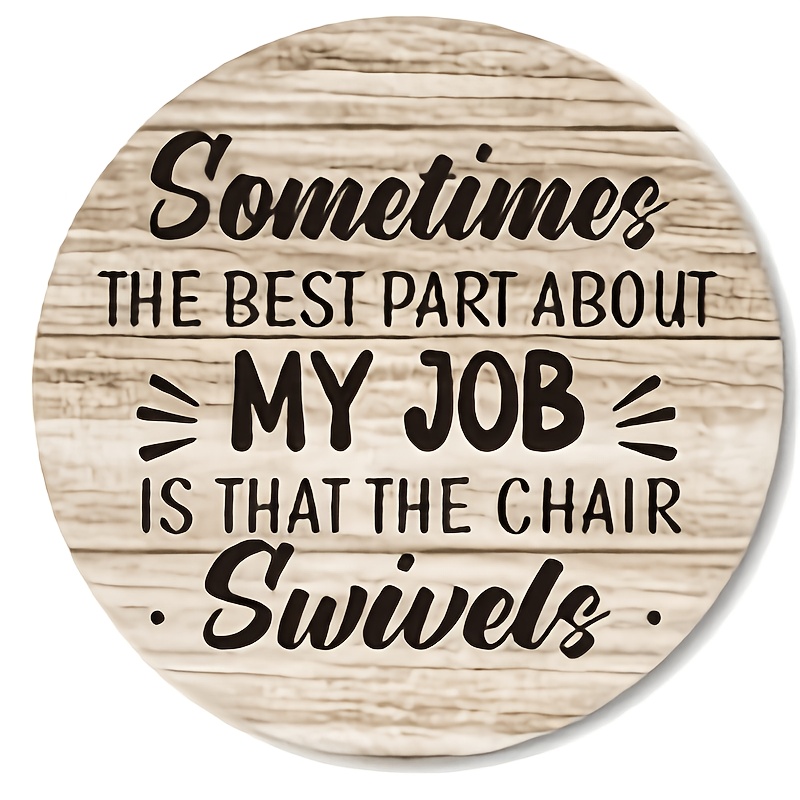 Ronde houten grappige werk-cit - Woodworking Quotes Funny recensie en prijs