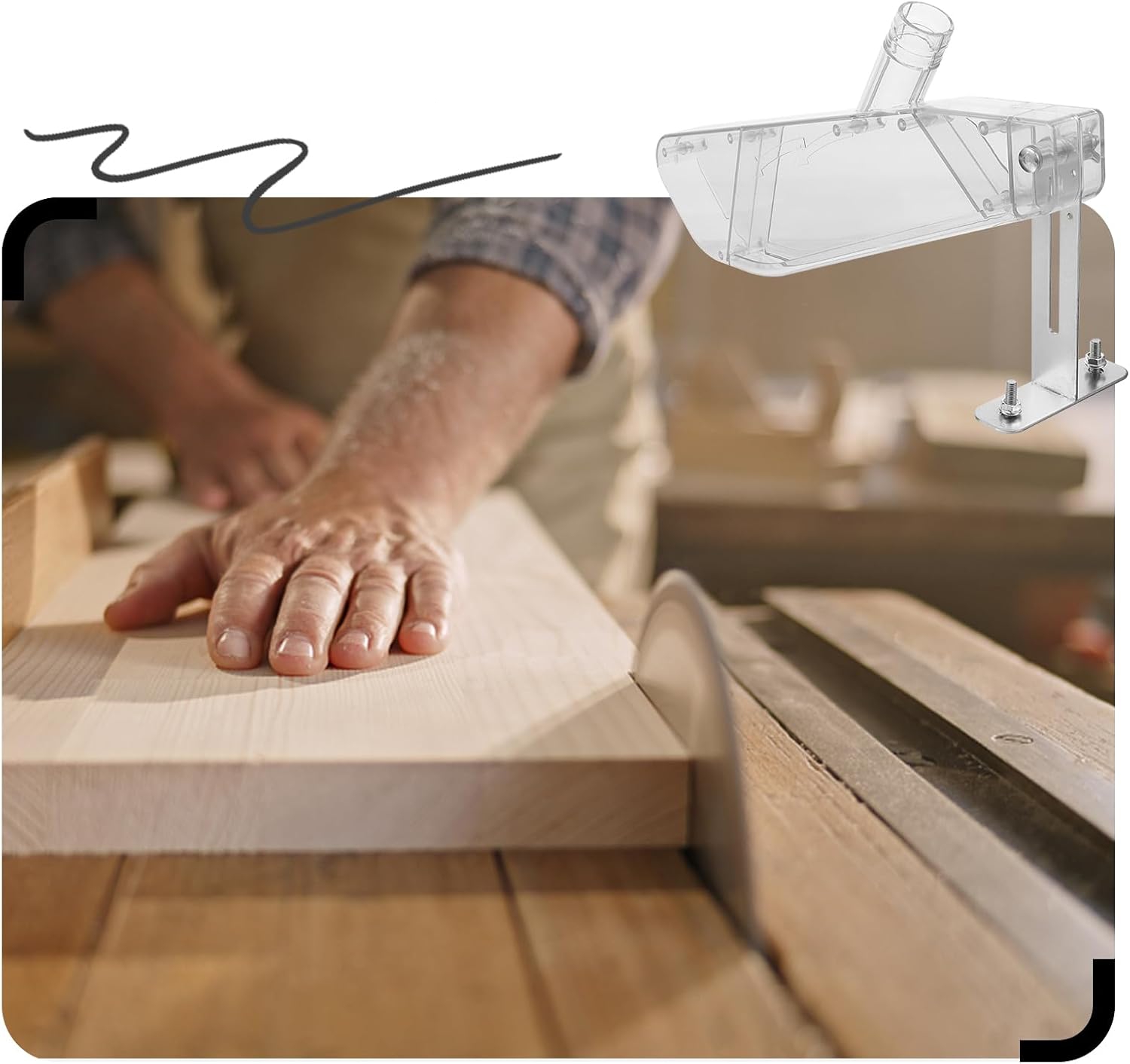 Beschermhoes voor houtbewerkin - Vacuum Woodworking recensie en prijs
